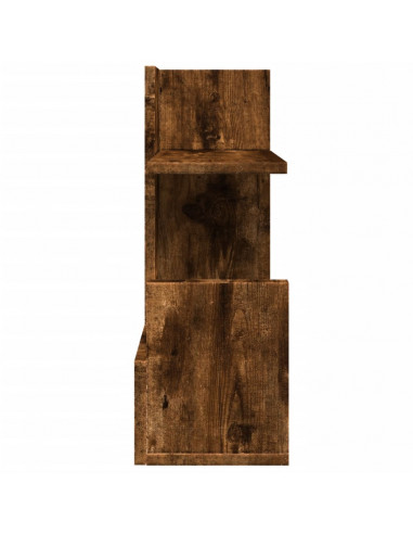 Organizer Scrivania Rovere Fumo 49x20x52,5 cm Legno Multistrato