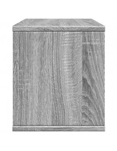 Organizer Scrivania Grigio Sonoma 36x26x29,5 Legno Multistrato