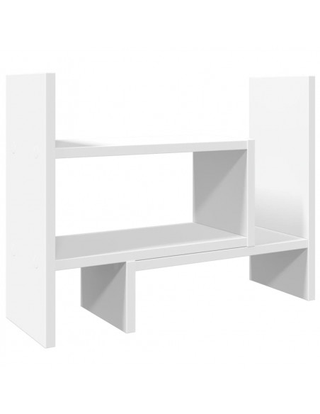 Organizer da Scrivania Bianco 38,5x17x39 cm Legno Multistrato