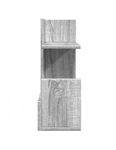 Organizer Scrivania Grigio Sonoma 49x20x52,5 cm Multistrato