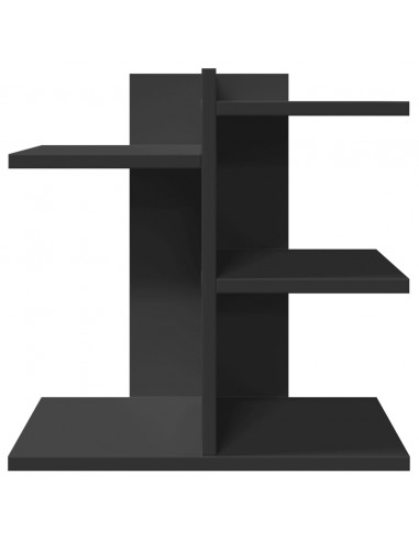 Organizer da Scrivania Nero 42x21,5x42 cm in Legno Multistrato