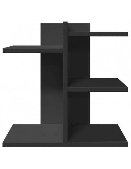 Organizer da Scrivania Nero 42x21,5x42 cm in Legno Multistrato