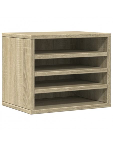 Organizer Scrivania Rovere Sonoma 36x26x29,5 Legno Multistrato