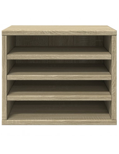 Organizer Scrivania Rovere Sonoma 36x26x29,5 Legno Multistrato