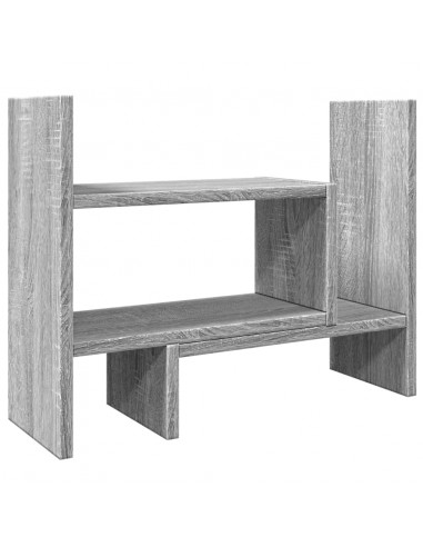 Organizer Scrivania Grigio Sonoma 38,5x17x39 Legno Multistrato