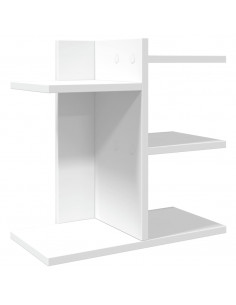 Organizer da Scrivania Bianco 42x21,5x42 cm Legno Multistrato 2