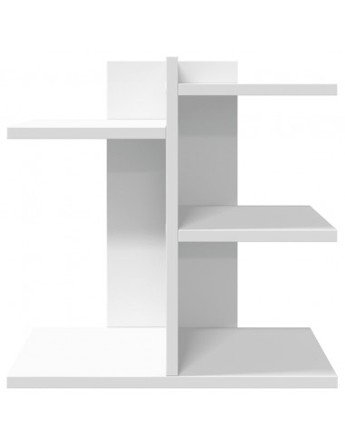 Organizer da Scrivania Bianco 42x21,5x42 cm Legno Multistrato