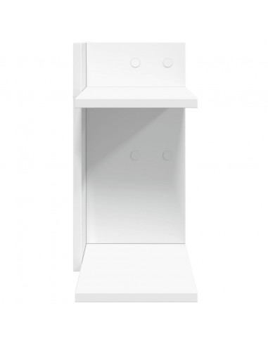 Organizer da Scrivania Bianco 42x21,5x42 cm Legno Multistrato