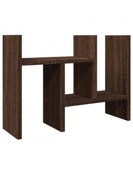 Organizer Scrivania Rovere Marrone 34,5x15,5x35,5cm Multistrato