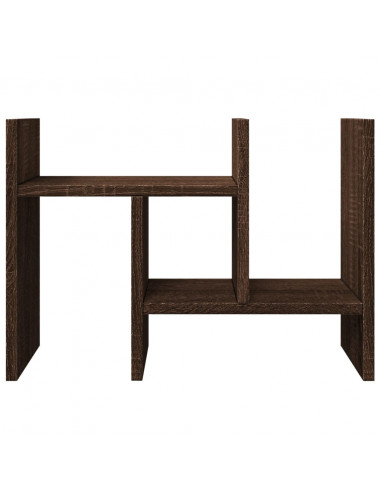 Organizer Scrivania Rovere Marrone 34,5x15,5x35,5cm Multistrato