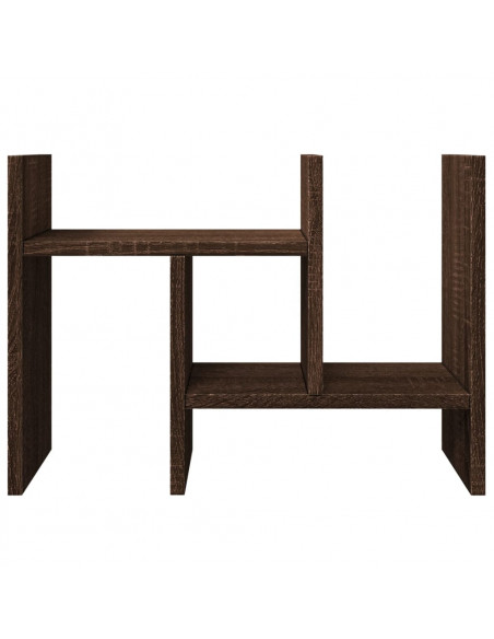 Organizer Scrivania Rovere Marrone 34,5x15,5x35,5cm Multistrato