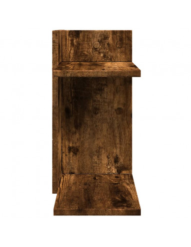 Organizer Scrivania Rovere Fumo 42x21,5x42 cm Legno Multistrato