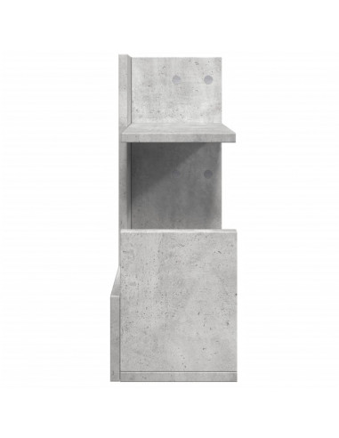 Organizer Scrivania Grigio Cemento 49x20x52,5 cm Multistrato