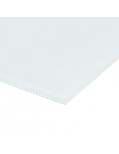 Lavagna Magnetica a Parete in Vetro 100x60 cm Bianca