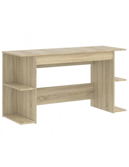 Scrivania Rovere Sonoma 140x50x75 cm in Legno Multistrato