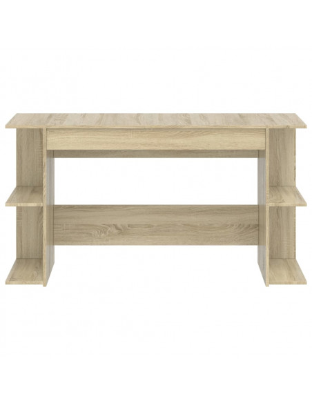 Scrivania Rovere Sonoma 140x50x75 cm in Legno Multistrato