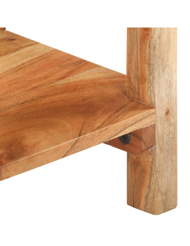 Credenza 110x30x75 cm in Legno Massello di Acacia