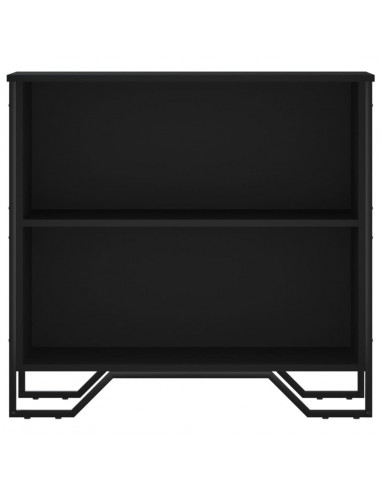 Libreria Nera 80x31x74,5 cm in Legno Multistrato