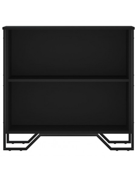 Libreria Nera 80x31x74,5 cm in Legno Multistrato