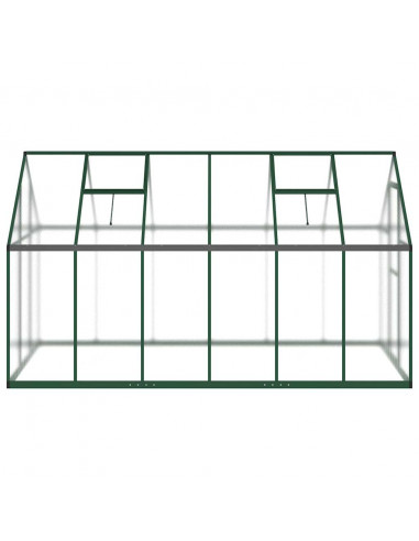 Telaio Serra con Base Verde 334x169x195 cm in Alluminio