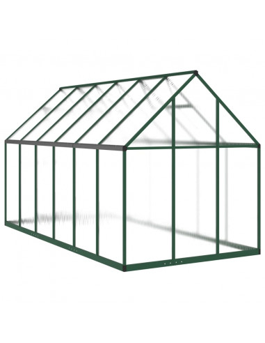 Telaio Serra con Base Verde 334x169x195 cm in Alluminio