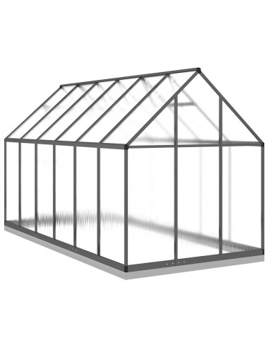 Telaio Serra con Base Antracite 334x169x202 cm in Alluminio