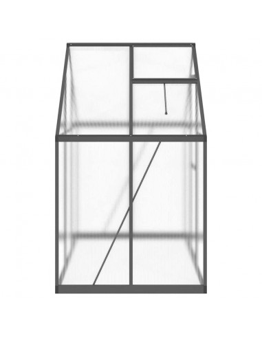 Telaio Serra con Base Antracite 169x114x195 cm in Alluminio