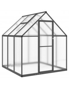 Telaio Serra con Base Antracite 169x169x195 cm in Alluminio 2