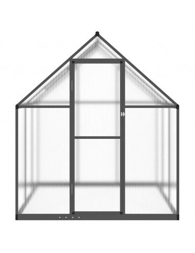 Telaio Serra con Base Antracite 169x169x195 cm in Alluminio