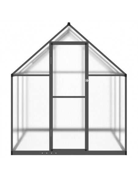 Telaio Serra con Base Antracite 169x169x195 cm in Alluminio
