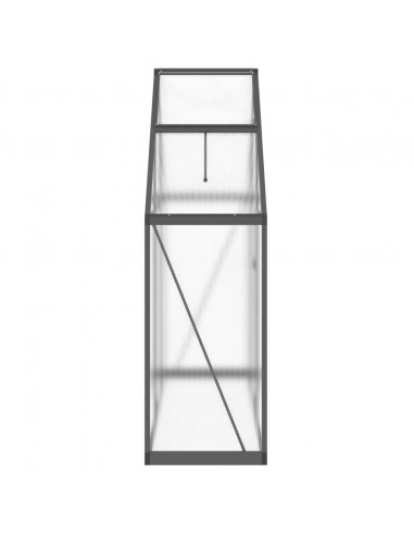 Telaio Serra con Base Antracite 169x58x195 cm in Alluminio