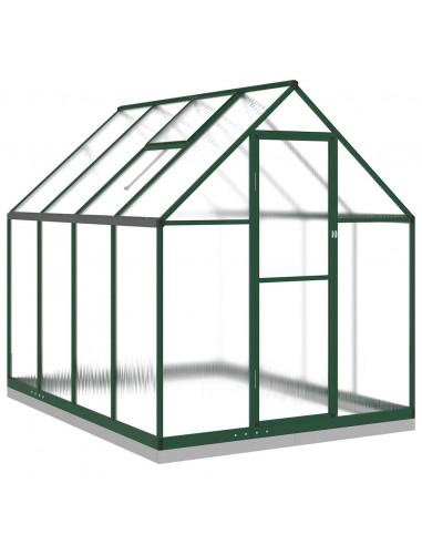 Telaio Serra con Base Verde 224x169x202 cm in Alluminio