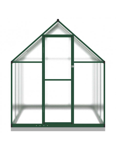 Telaio Serra con Base Verde 224x169x202 cm in Alluminio