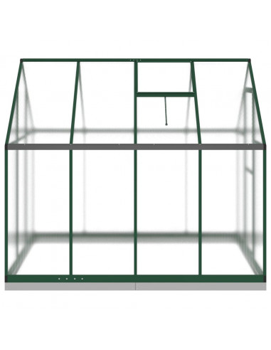 Telaio Serra con Base Verde 224x169x202 cm in Alluminio