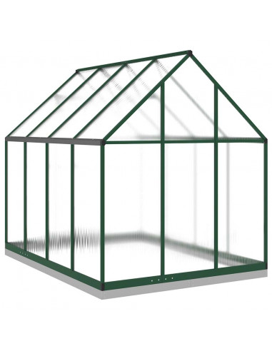 Telaio Serra con Base Verde 224x169x202 cm in Alluminio