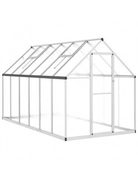 Telaio Serra con Base Argento 334x169x195 cm in Alluminio