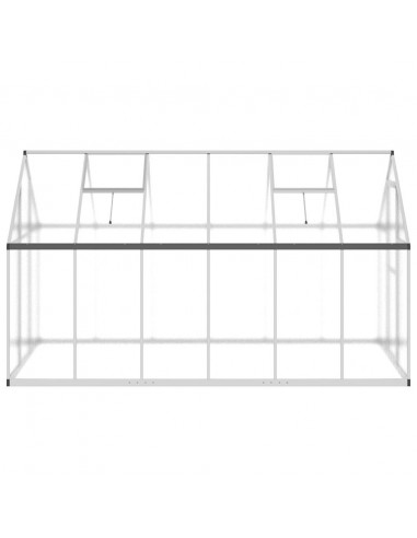 Telaio Serra con Base Argento 334x169x195 cm in Alluminio