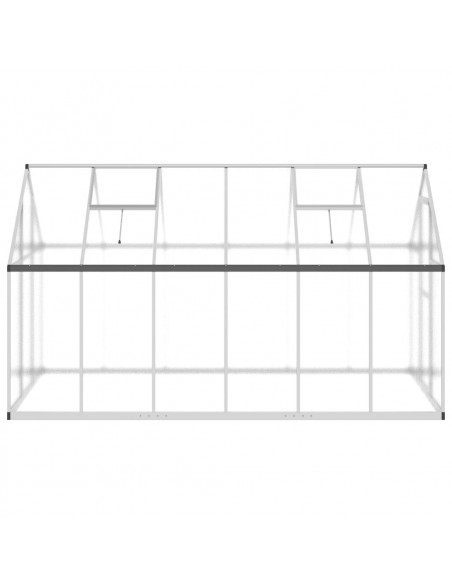 Telaio Serra con Base Argento 334x169x195 cm in Alluminio