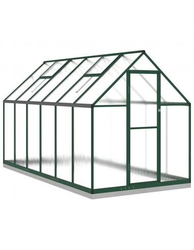 Telaio Serra con Base Verde 334x169x202 cm in Alluminio