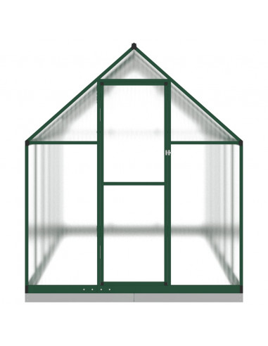 Telaio Serra con Base Verde 334x169x202 cm in Alluminio