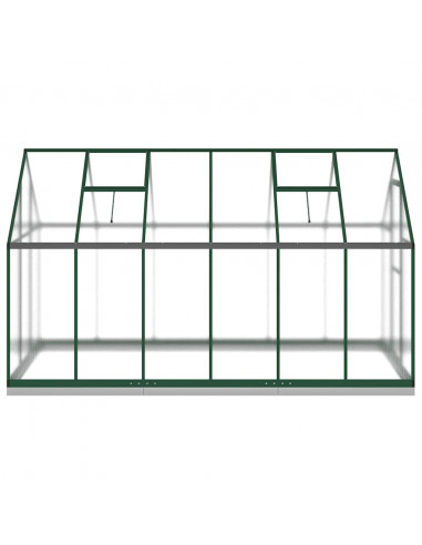 Telaio Serra con Base Verde 334x169x202 cm in Alluminio