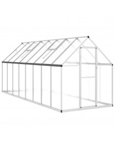 Telaio Serra con Base Argento 445x169x195 cm in Alluminio 2