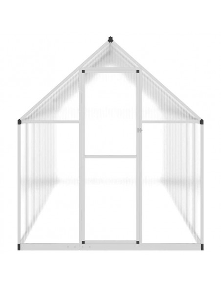 Telaio Serra con Base Argento 445x169x195 cm in Alluminio