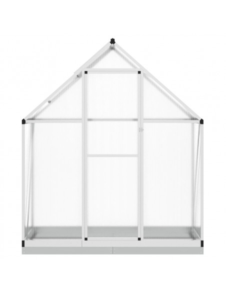 Telaio Serra con Base Argento 169x58x202 cm in Alluminio