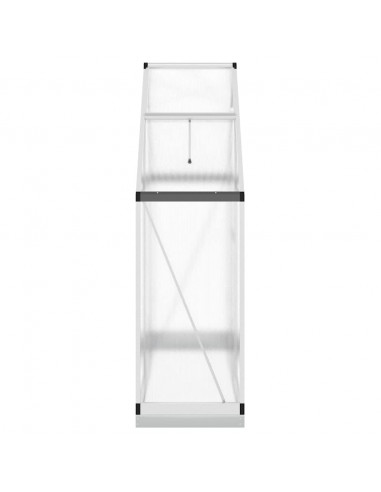 Telaio Serra con Base Argento 169x58x202 cm in Alluminio