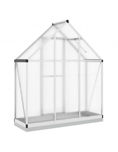 Telaio Serra con Base Argento 169x58x202 cm in Alluminio