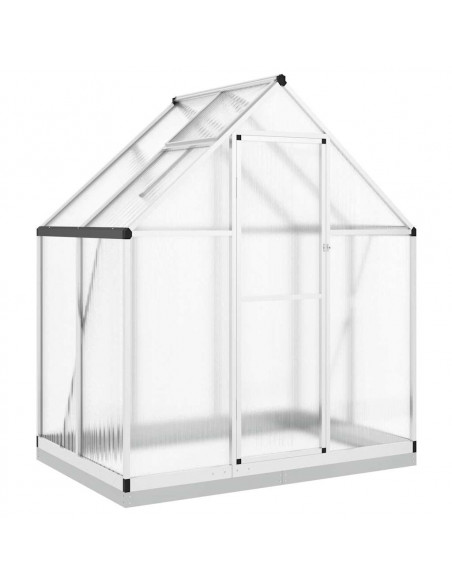 Telaio Serra con Base Argento 169x114x202 cm in Alluminio