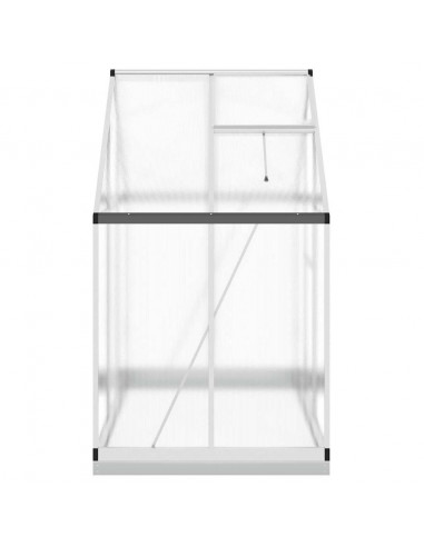 Telaio Serra con Base Argento 169x114x202 cm in Alluminio