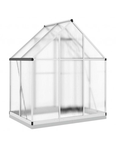 Telaio Serra con Base Argento 169x114x202 cm in Alluminio