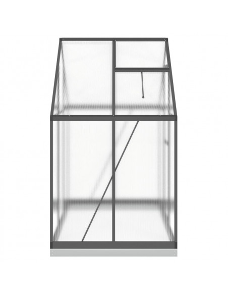 Telaio Serra con Base Antracite 169x114x202 cm in Alluminio